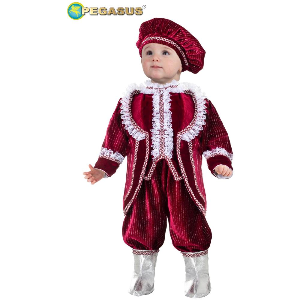 Costume Vestito Marchese In Velluto 25/36 Mesi Carnevale - Foto 1