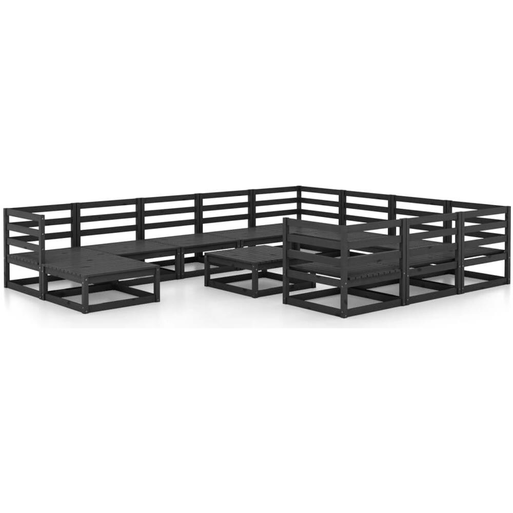 Set Divani da Giardino 12 pz in Legno Massello di Pino - Foto 2