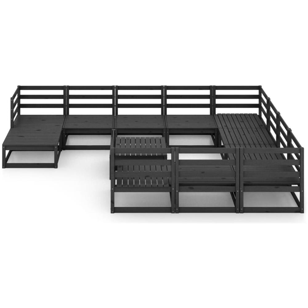 Set Divani da Giardino 12 pz in Legno Massello di Pino - Foto 3