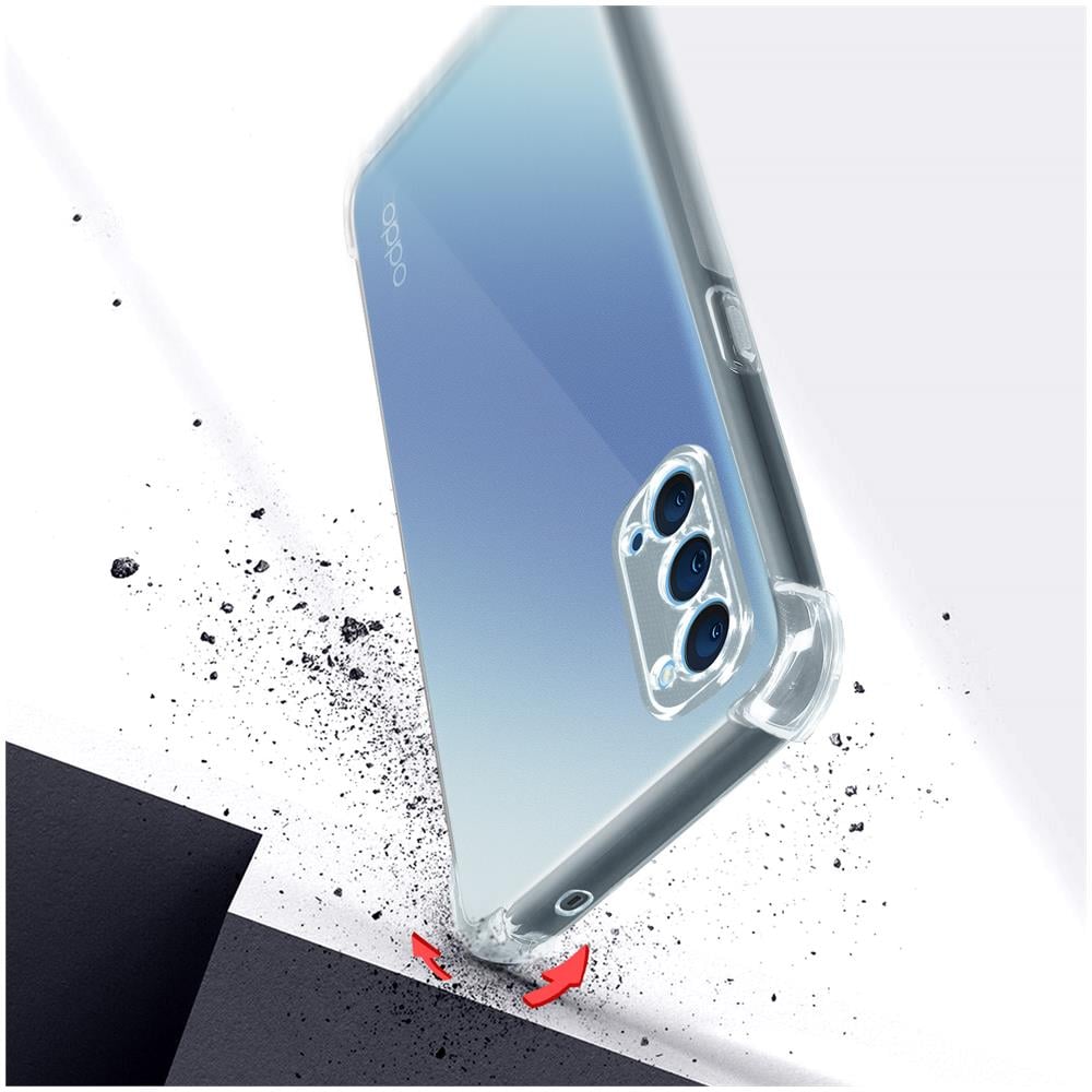 Kit Protezione Oppo Reno 5 5g Cover Flessibile + Vetro Temperato Trasparente - Foto 5