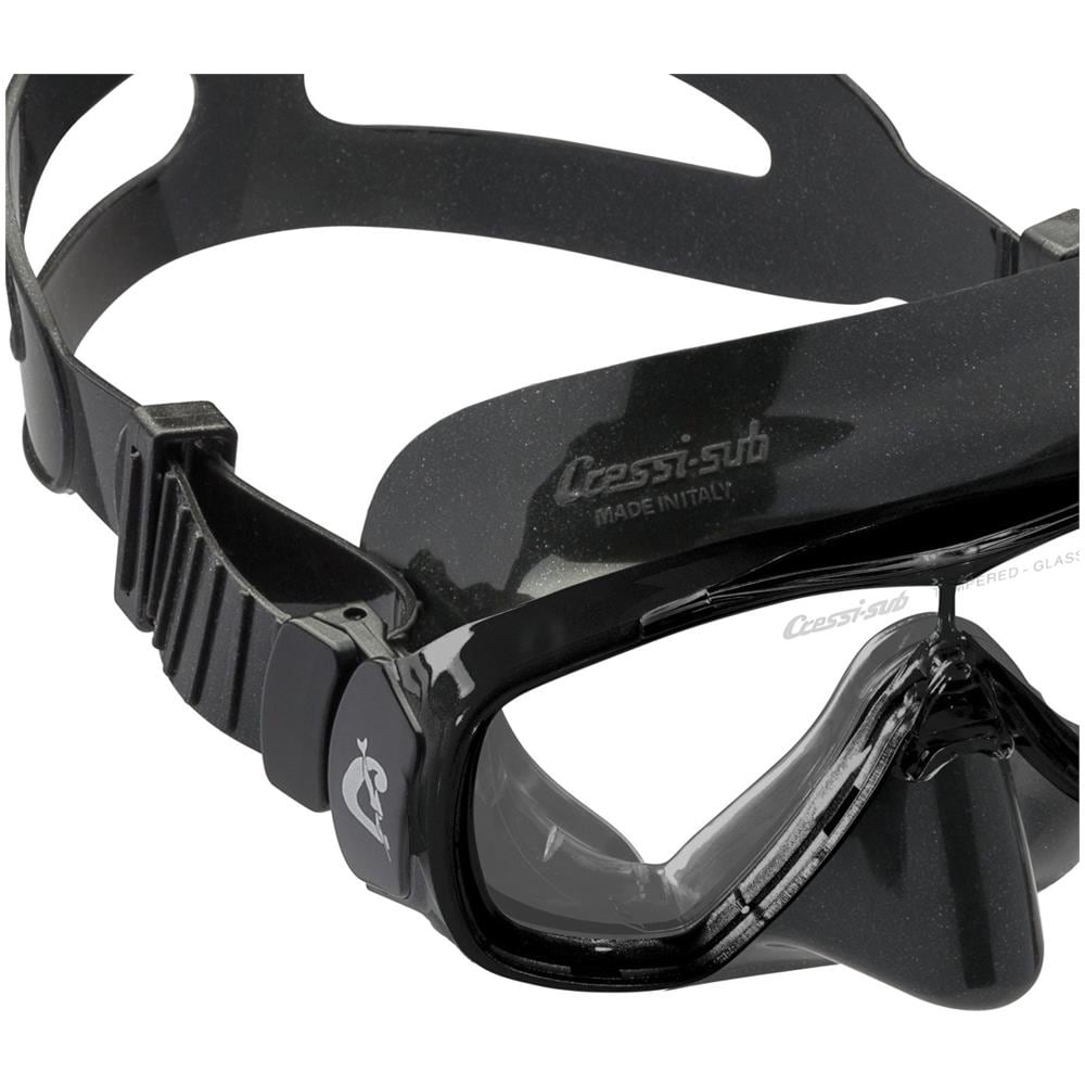 Cressi Maschera Onda Trasparente Nero - Foto 2