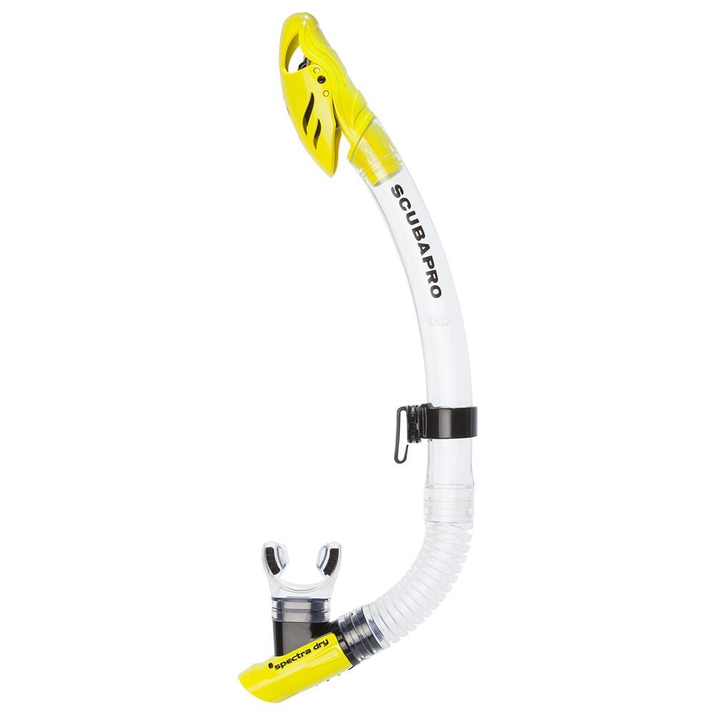 Spectra Dry Snorkel Trasparente / giallo - Foto 1