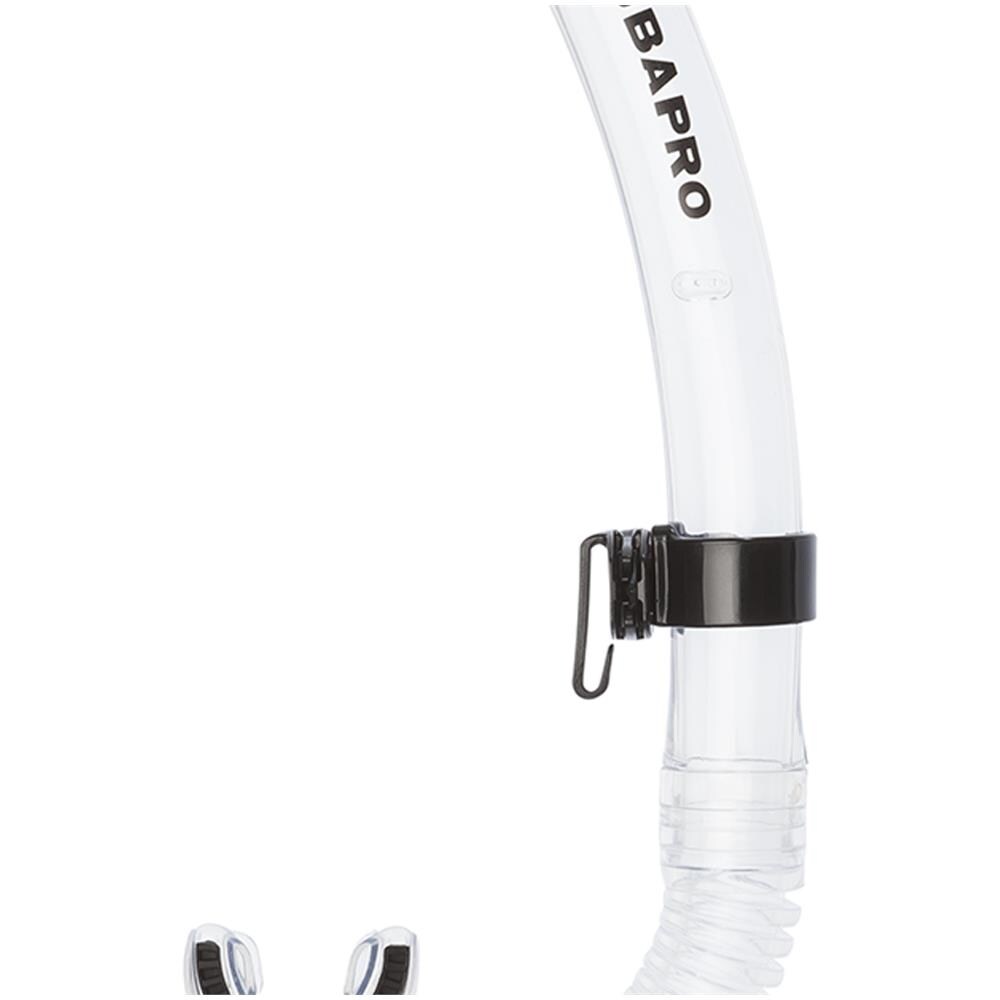 Spectra Dry Snorkel Trasparente / giallo - Foto 3