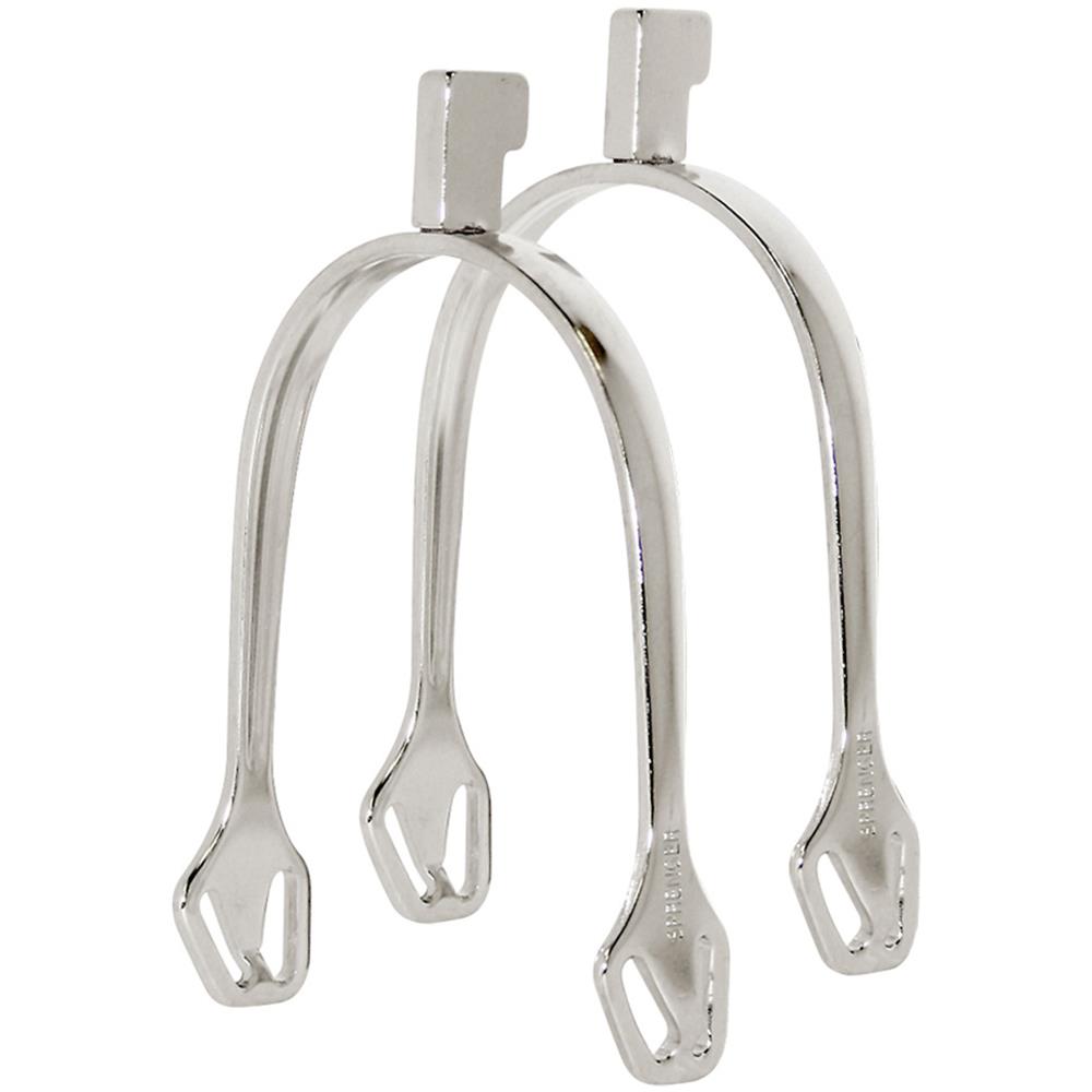 SPRENGER Cinghie Per Speroni In Perlon - Coppia 45 Cm, Con Fibbie Cromate, Nero/Argento
