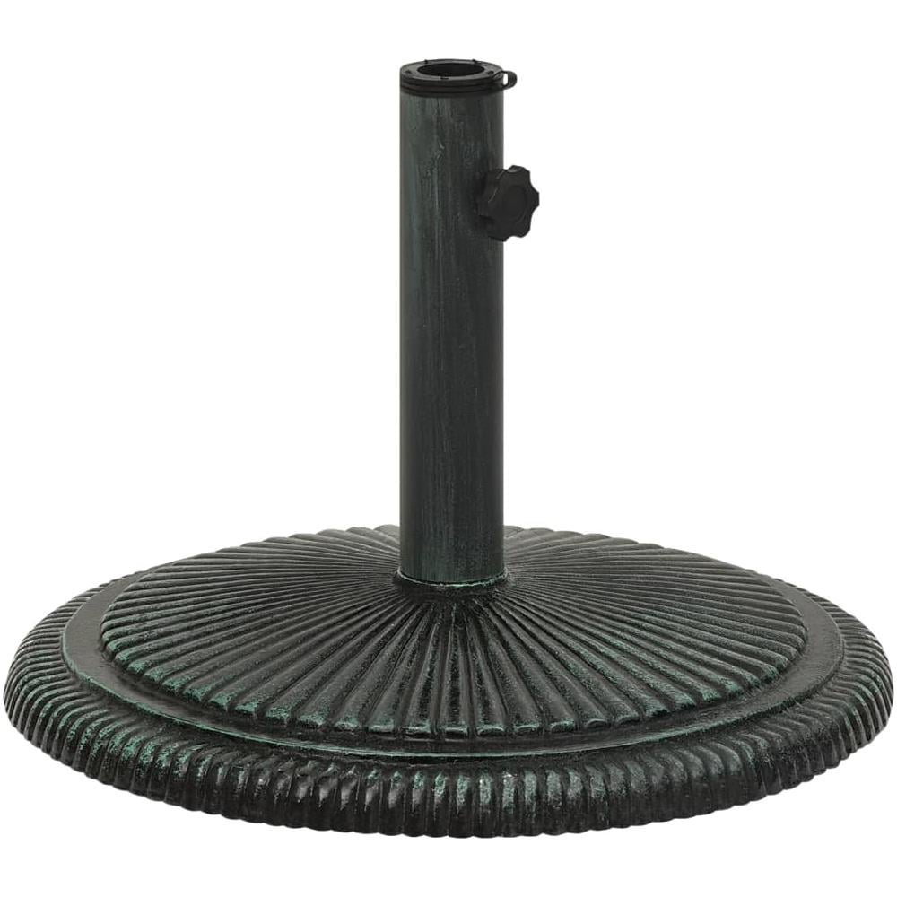 Base Per Ombrellone Verde 45x45x30 Cm In Ghisa - Foto 2