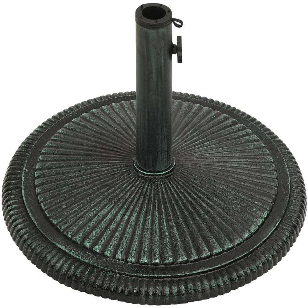 Base Per Ombrellone Verde 45x45x30 Cm In Ghisa - Foto 3