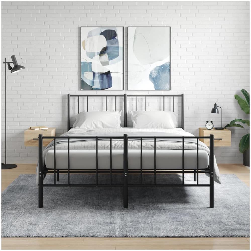 Comodini A Muro 2 Pz Rovere Sonoma 35x35x20 Cm - Foto 1