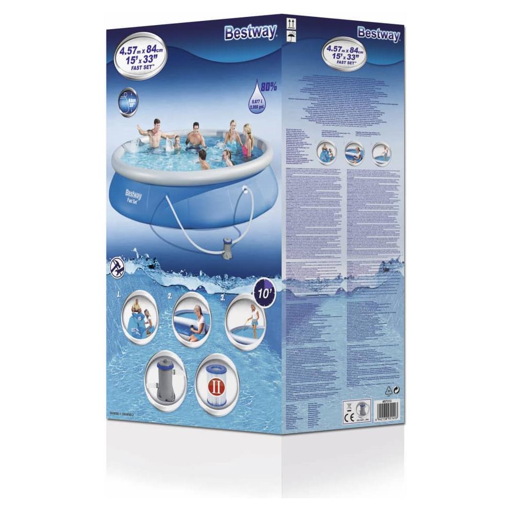 Set Piscina Fast Set 457x84 Cm 57313 - Foto 1