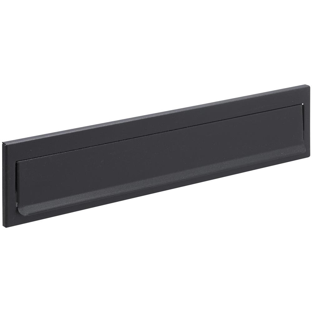 C614 Maxi Copri Fessura Acciaio Per Porte O Cancelli Esterno, Portalettere Esterno, Apertura 32,5 X 3 Cm, Anticorrosivo, Misura 34,6 X 7,5 Cm - Foto 1