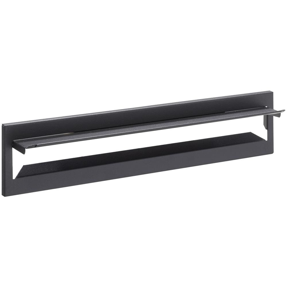 C614 Maxi Copri Fessura Acciaio Per Porte O Cancelli Esterno, Portalettere Esterno, Apertura 32,5 X 3 Cm, Anticorrosivo, Misura 34,6 X 7,5 Cm - Foto 2