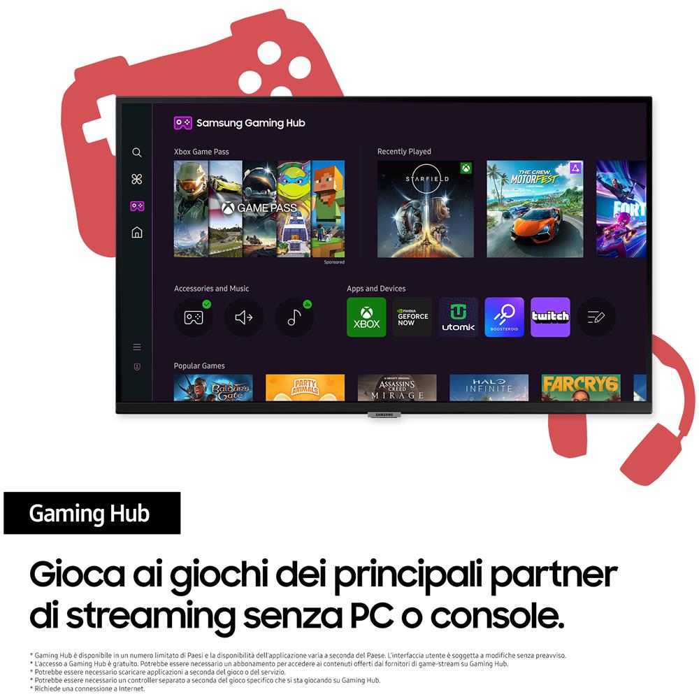 Monitor 32" LED VA Flat LS32DM700UUXEN 3840 x 2160 4K Ultra HD Tempo di Risposta 4 ms - Foto 8