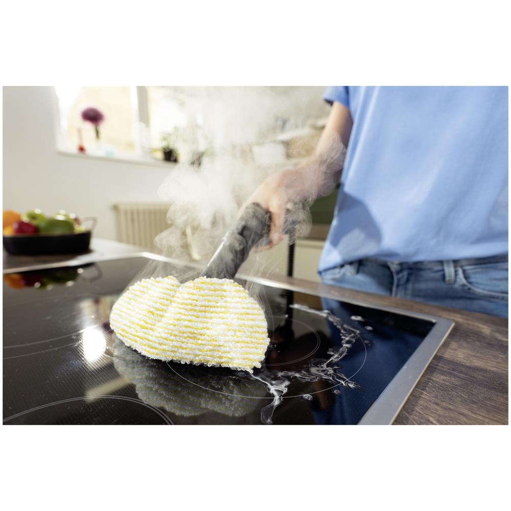 Pulitore a Vapore SC 3 Deluxe EasyFix con Capacità 1 Litro Potenza 1900 W Colore Nero Bianco - Foto 8