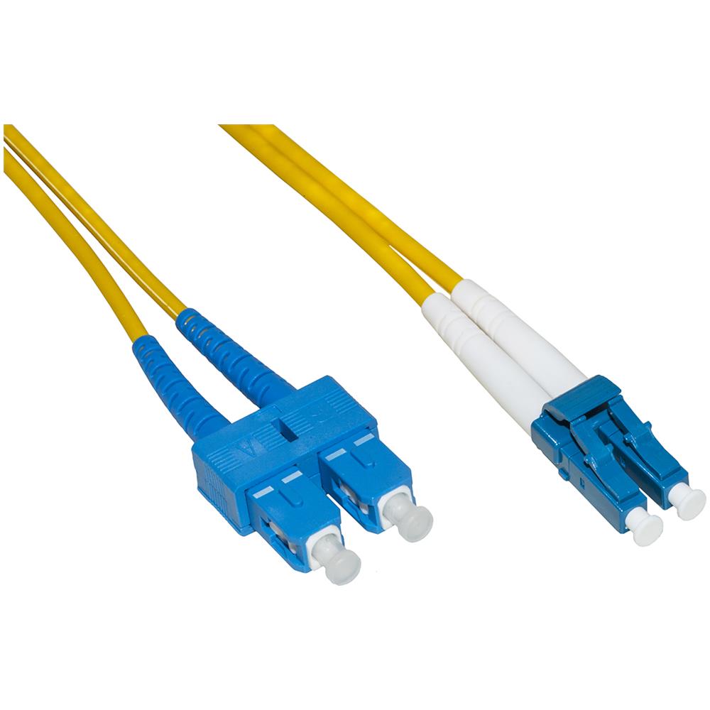 Cavo Fibra Ottica Lc A Sc Singlemode Duplex 9/125 Mt. 1 - Foto 1