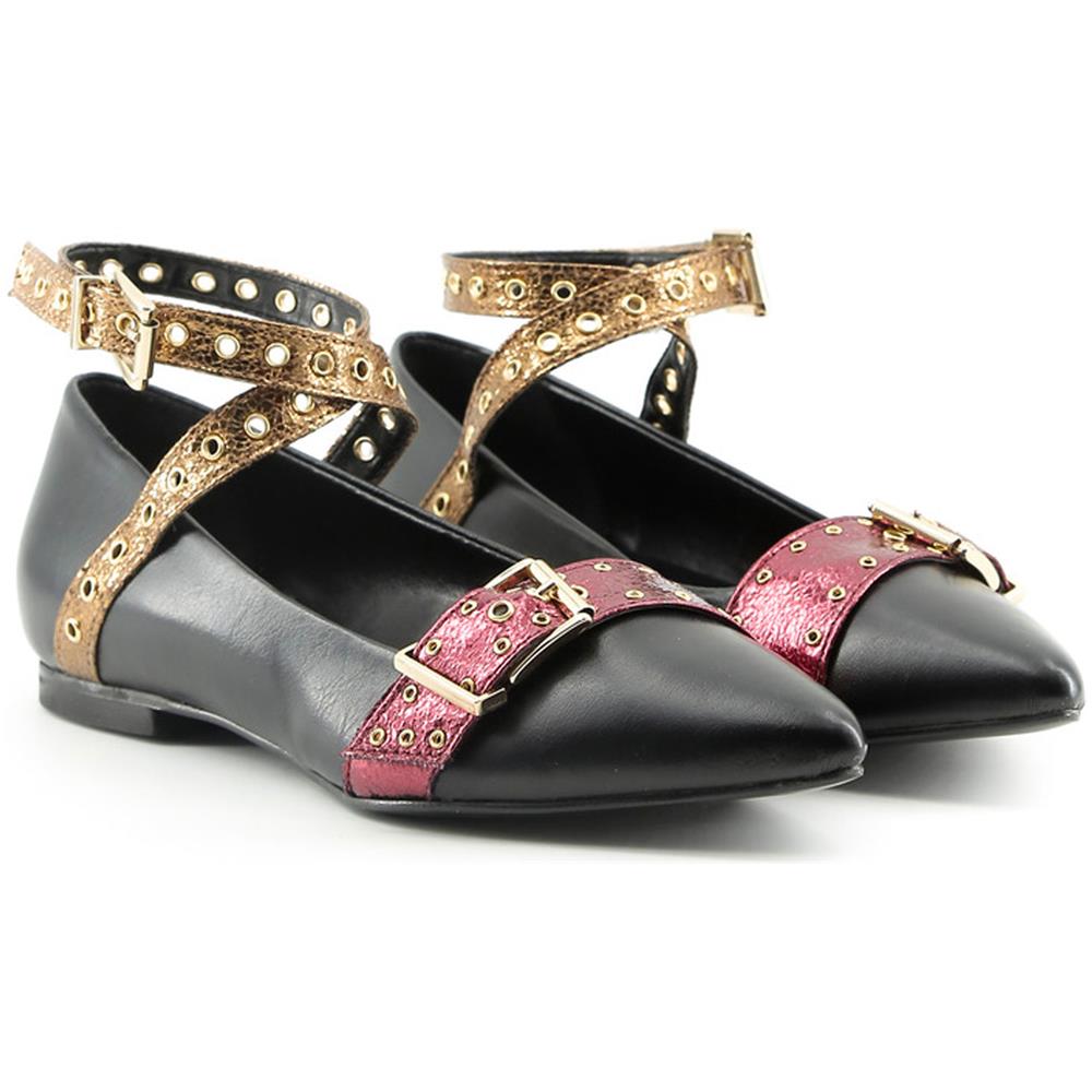 Ballerine Made In Italia Nero Antonella nero-melanz-bronzo Donna Taglia37 - Foto 3