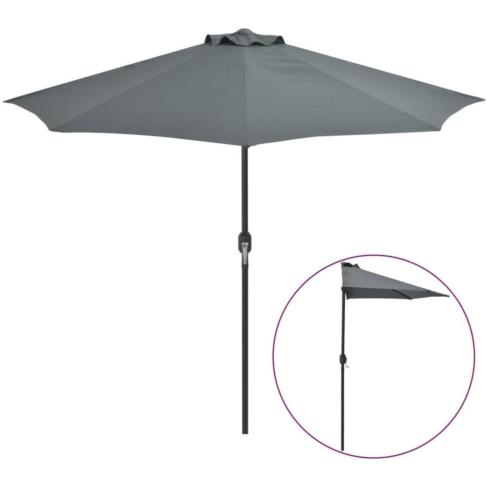 Ombrellone Da Esterni Con Palo In Acciaio 250x250 Cm Sabbia - Foto 1