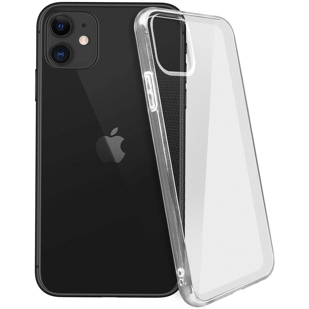 Cover Apple Iphone 11 Protezione Silicone Morbido Antishock Trasparente - Foto 2
