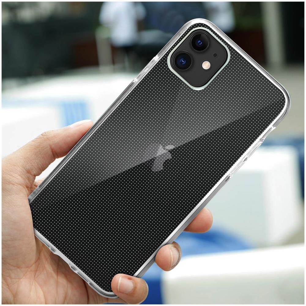Cover Apple Iphone 11 Protezione Silicone Morbido Antishock Trasparente - Foto 5