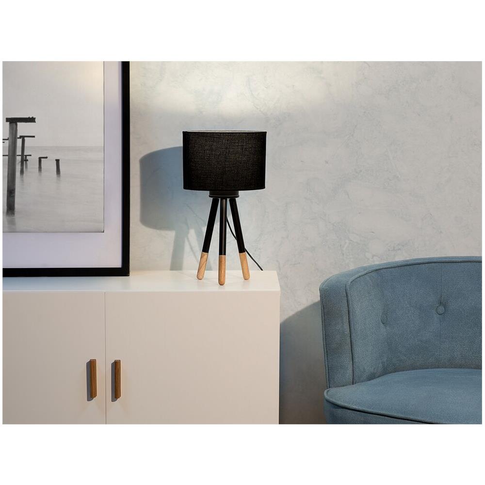 Set Di 2 Lampade Da Comodino In Colore Nero Tobol - Foto 2