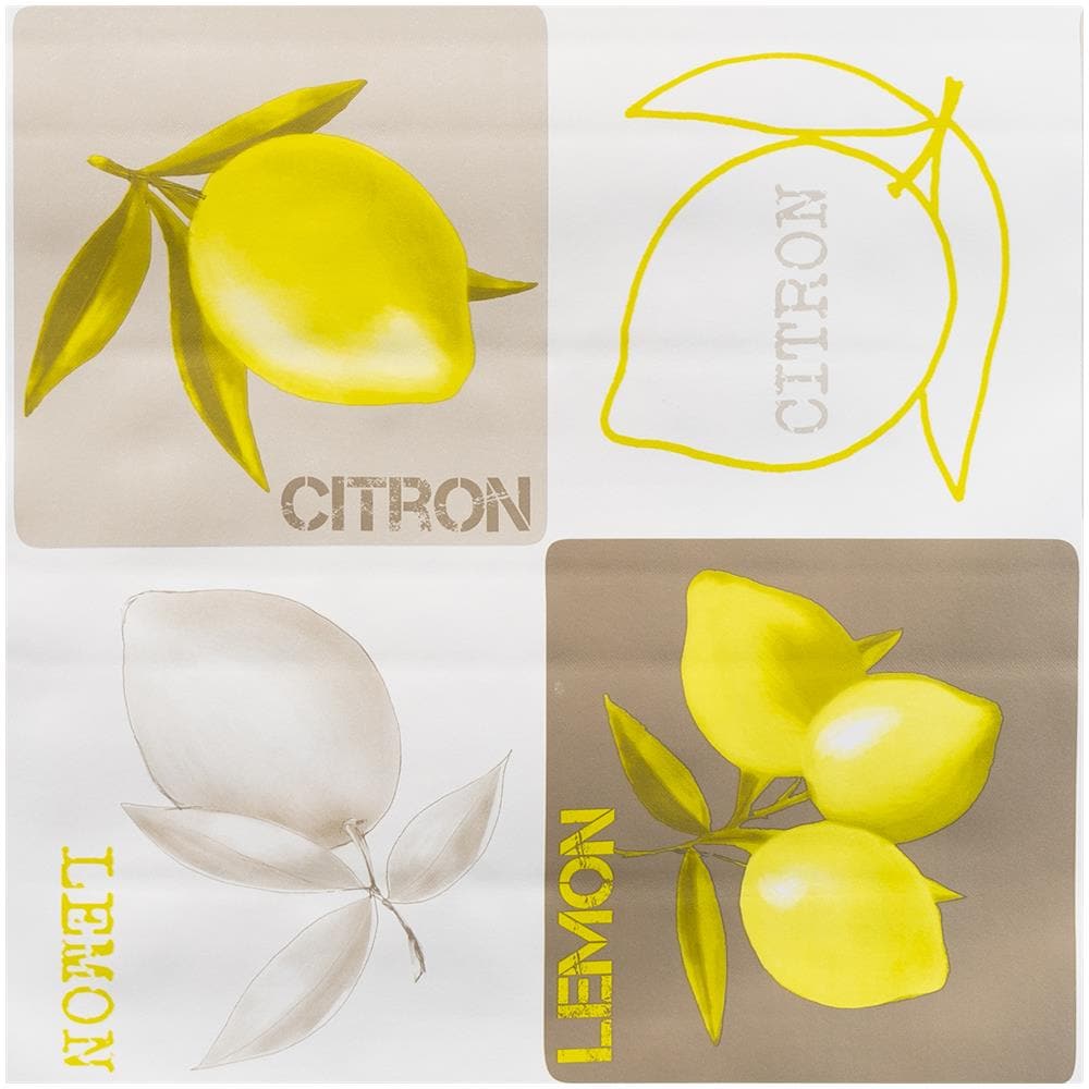 Tovaglia In Tela Cerata In Pvc Antimacchia Resistente E Facile Da Tagliare 140x500 Cm - Citron - Foto 2