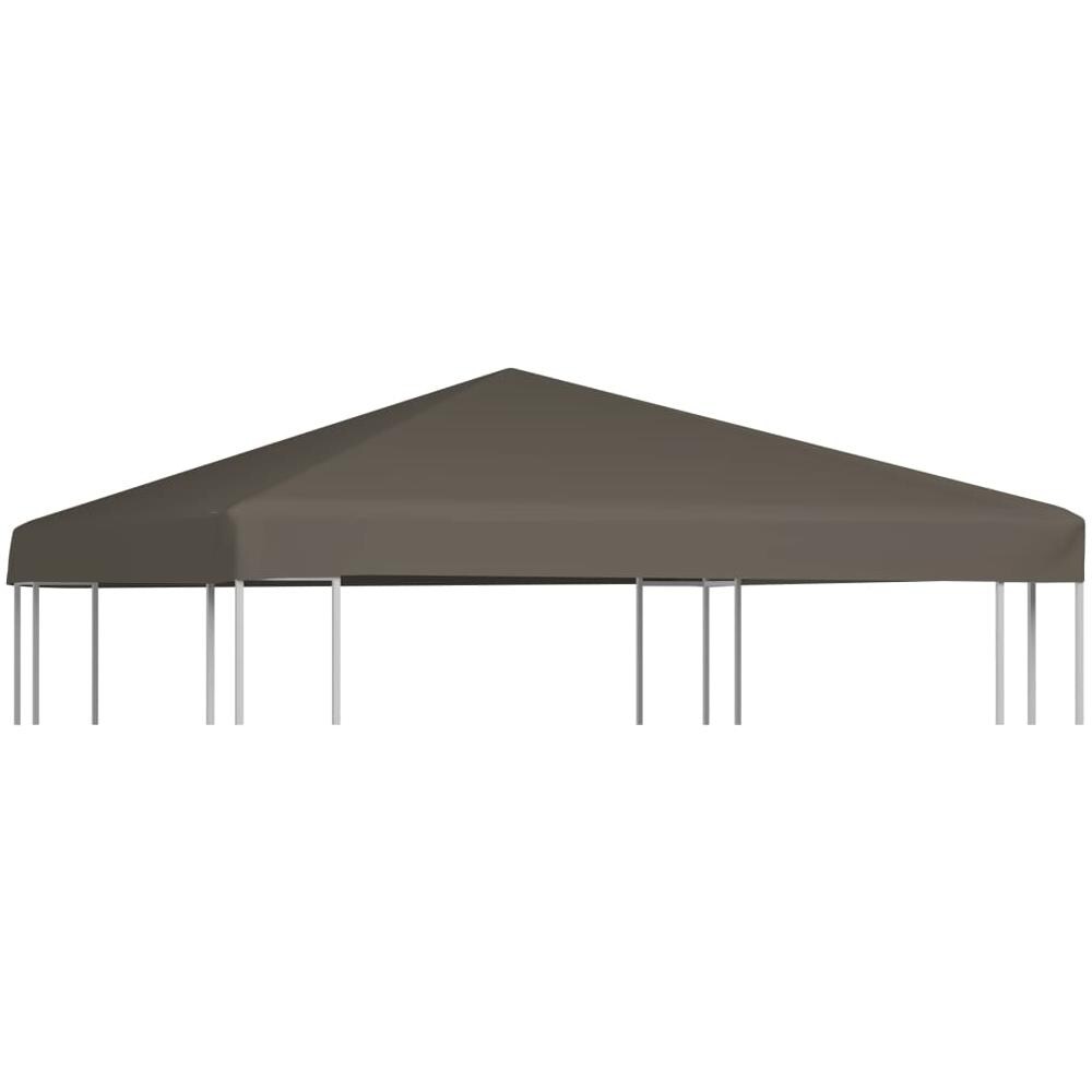 Copertura Superiore Per Gazebo 310 G / m 3x3m Grigio Talpa - Foto 1