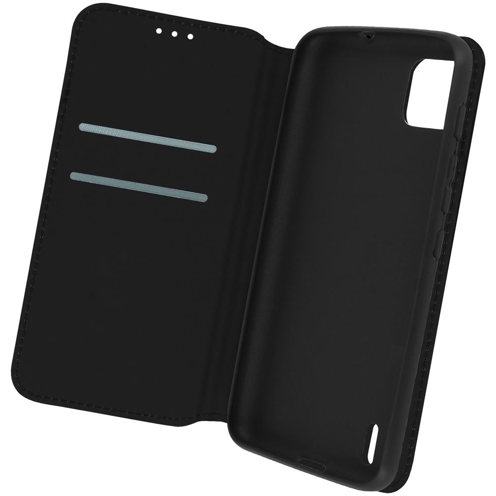 Custodia Folio Wiko Y62 E Y62 Plus Portafoglio Supporto Video Nera - Foto 1