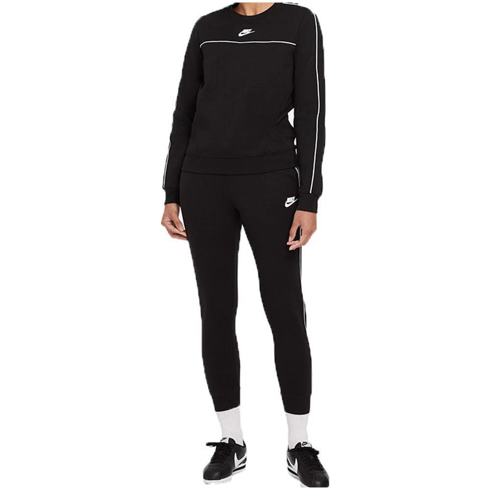 Felpa Da Donna Girocollo Sportswear Nera Taglia Xs Cod Cz8336-010 - Foto 4