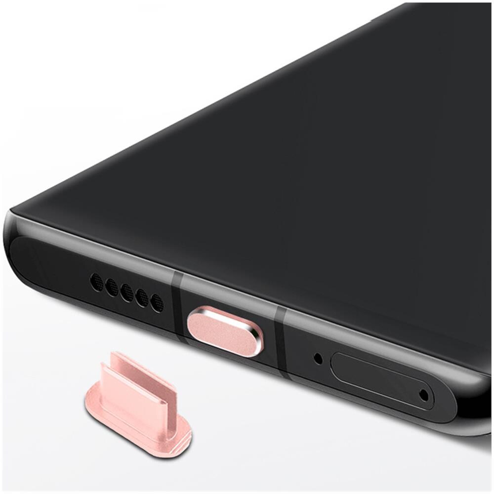 Cappuccio Protettivo Compatibile Con Usb C In Oro Rosa - Spina Di Protezione Dalla Polvere Spina Per La Porta Di Ricarica Antipolvere - Foto 1