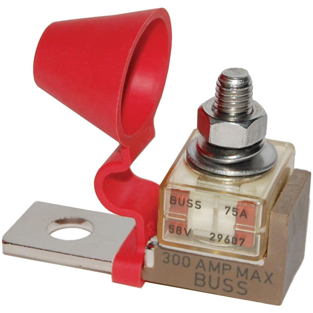 Porta Fusibili Per Polo Batteriaper Fusibili Mrbf Da 30a A 300a. Adatto Per La Protezionedel Circuito Principale Cc, Dellinverter, Del Verricello E Dellelicadi Prua. Con Cappuccio Di Protezione In Gomma. - Foto 1
