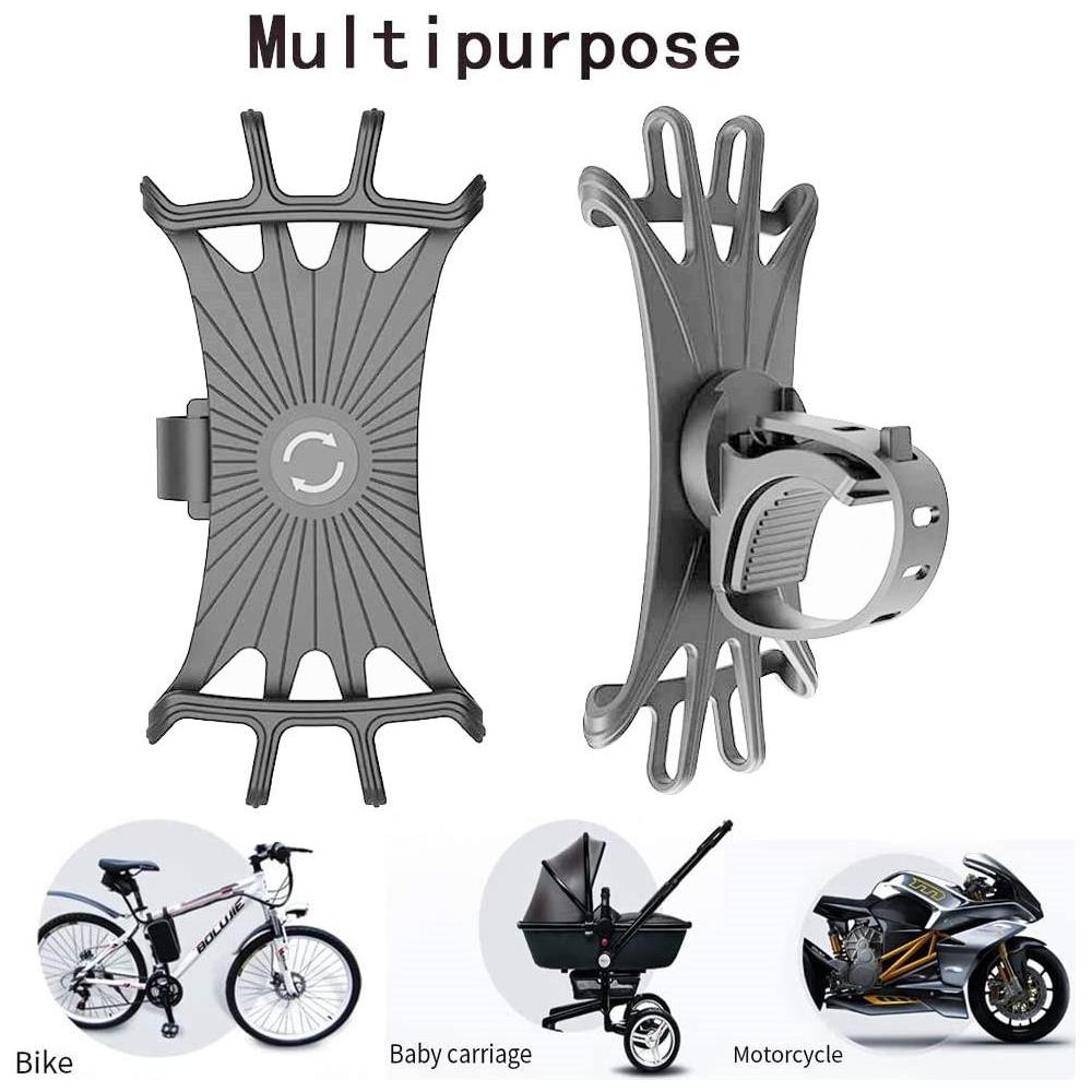 Porta Cellulare Per Bicicletta Grigio - Foto 2