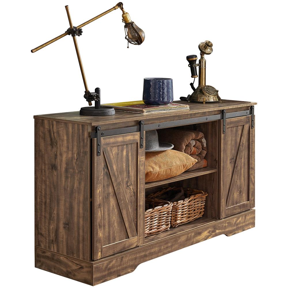 Credenza Con Ante Scorrevoli, Mobile Da Ingresso, Scarpiera, Armadietto Multifunzionale Fsb60-n - Foto 1