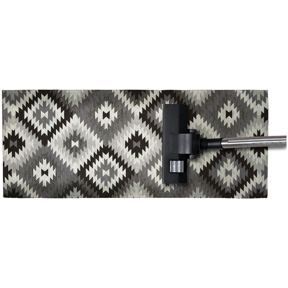 Tappeto Arredo Antiscivolo Camera Salotto Disegno Astratto Geometrico Avana By Suardi 85x150 Nero - Foto 5