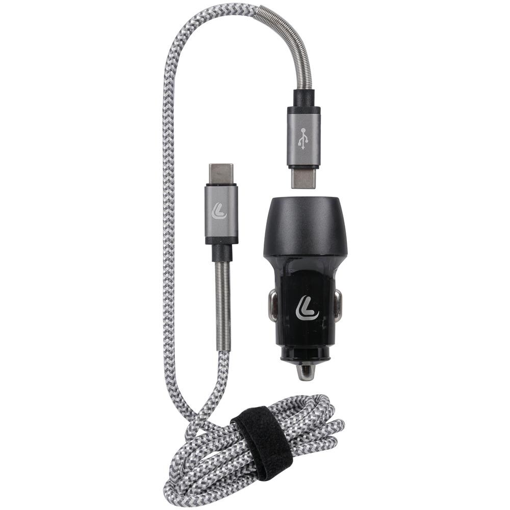 Kit 2 In 1 Type-c Pro - Pd / Qc 3.0 - 18w - 12/24v - Foto 2