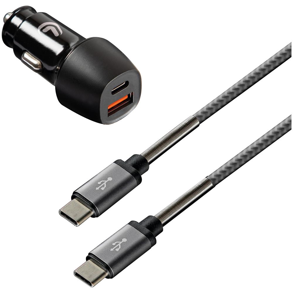 Kit 2 In 1 Type-c Pro - Pd / Qc 3.0 - 18w - 12/24v - Foto 3