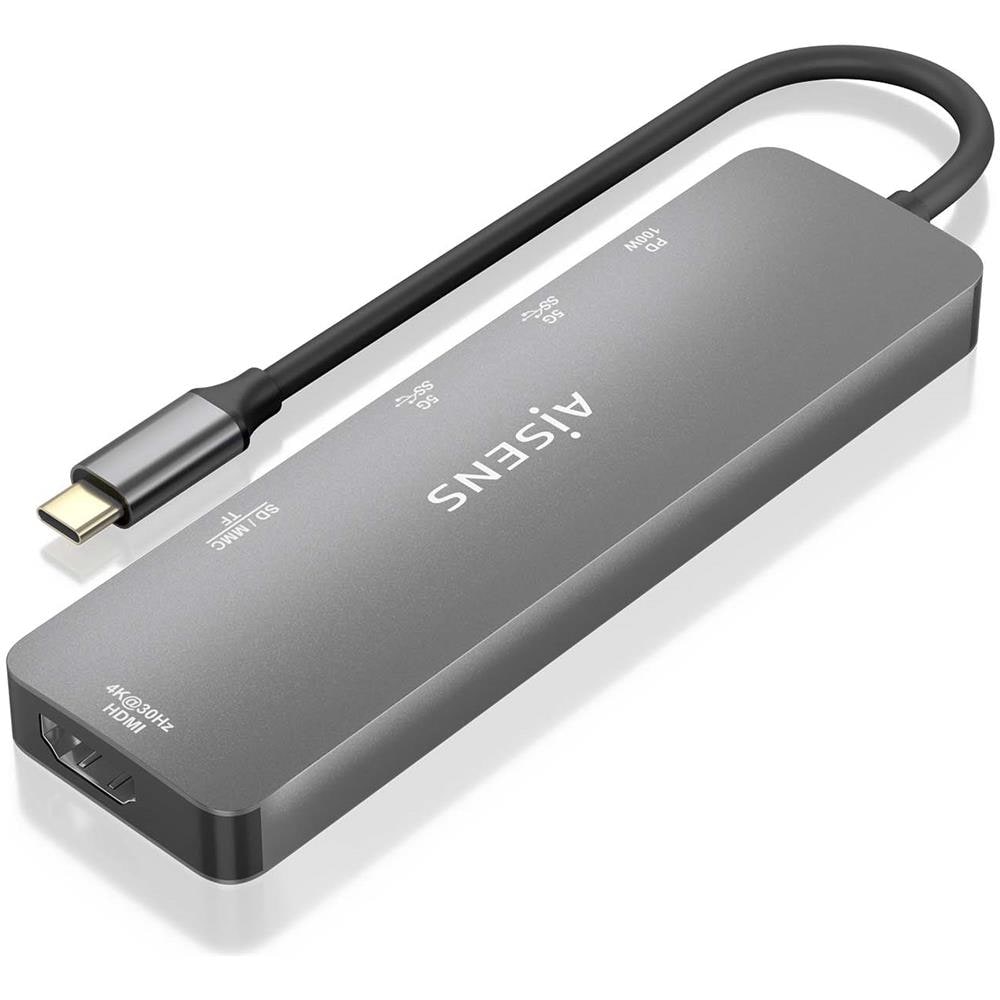 ASUC-6P016-GR replicatore di porte e docking station per laptop Cablato USB 3.2 Gen 1 (3.1 Gen 1) Type-C Grigio - Foto 2