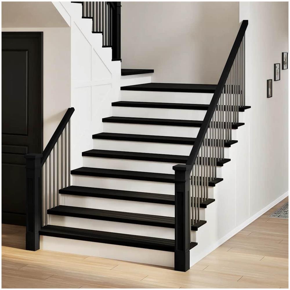 Gradini 8 pz Marrone Scuro 120x25x2 cm Legno Massello Rovere - Foto 2