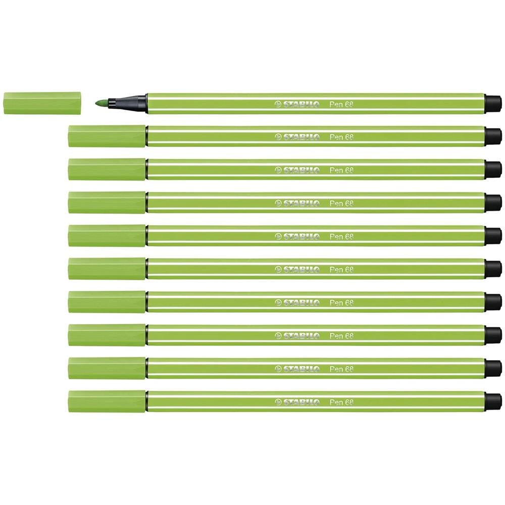 Pen 68 - Pennarello Premium - Confezione da 10 - Verde Chiaro - Foto 1
