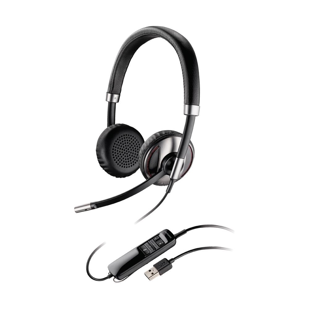 C720-M, Call center / Ufficio, Stereofonico, Padiglione auricolare, Nero, Bluetooth + USB, Con cavo e senza cavo - Foto 1