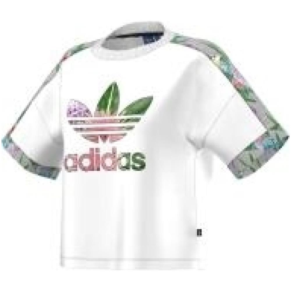 T-shirt Donna Train Cuff Bianco Fantasia M - Foto 1