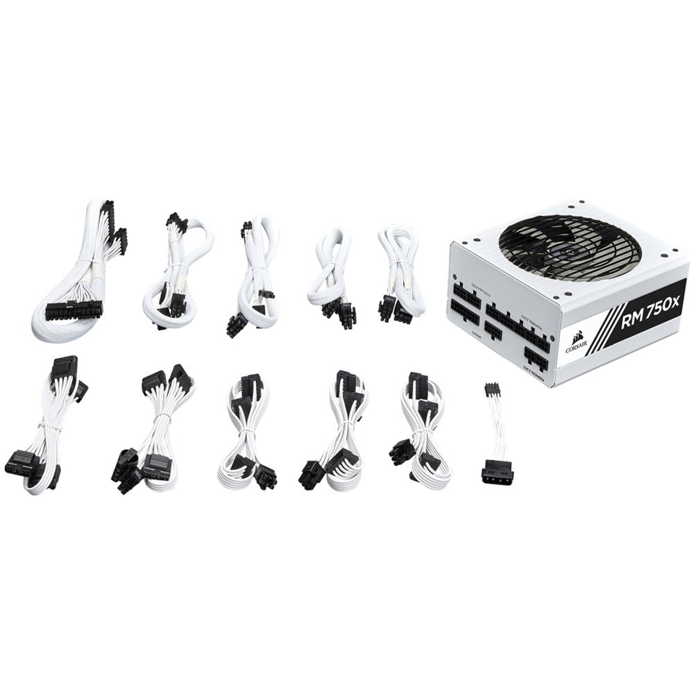 Alimentatore PC RM750x 80 PLUS Gold ATX 2.4 750W Colore Nero e Bianco - Foto 7