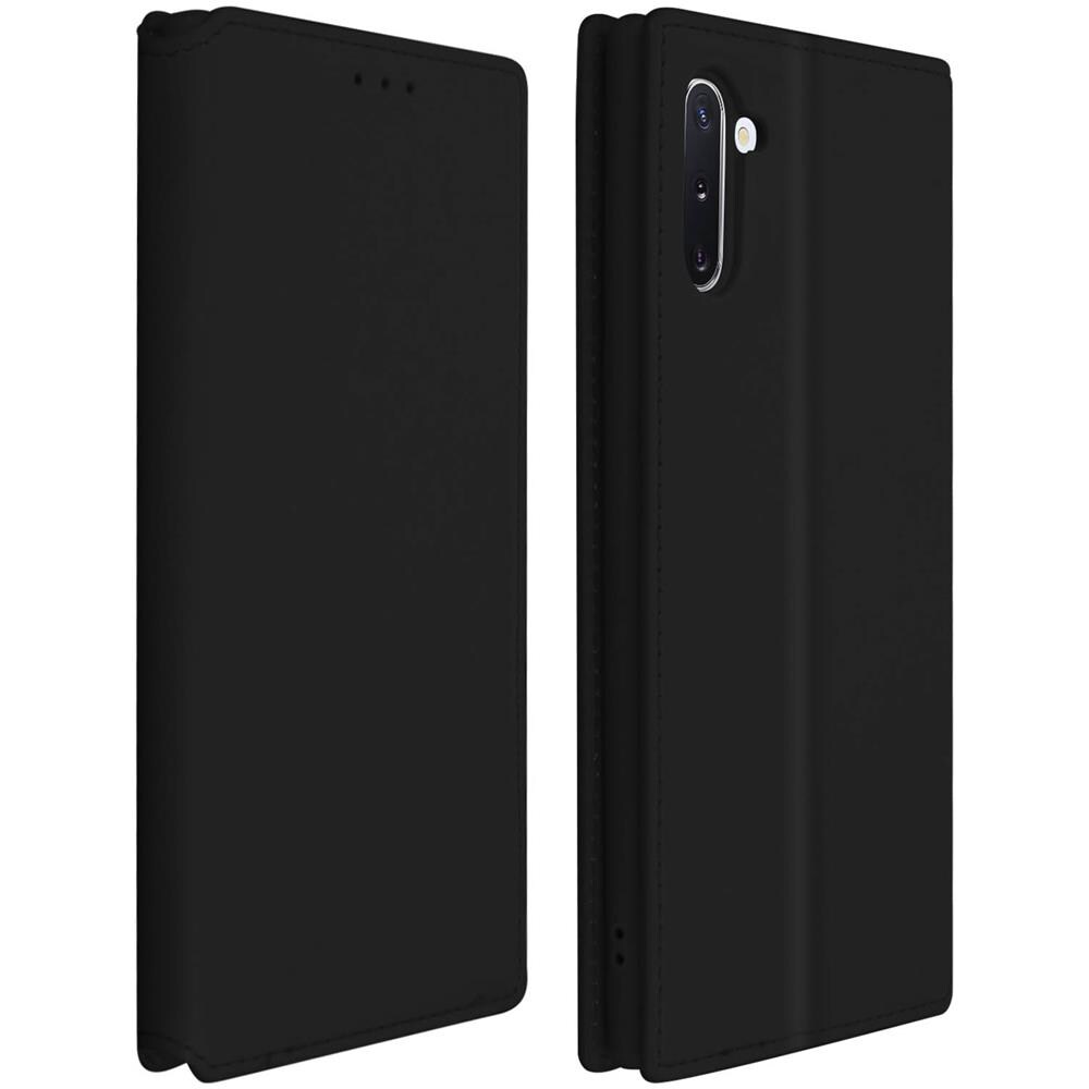 Custodia Samsung Galaxy Note 10 Portacarte Funzione Supporto Similpelle Nero - Foto 1