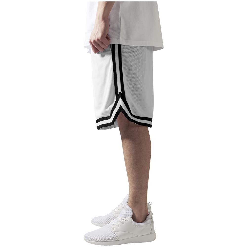 Stripes Mesh Shorts Article Tb243 - Bianco-nero S - Foto 2