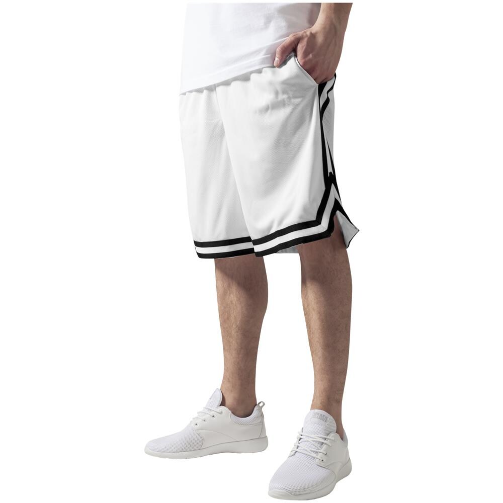 Stripes Mesh Shorts Article Tb243 - Bianco-nero S - Foto 1