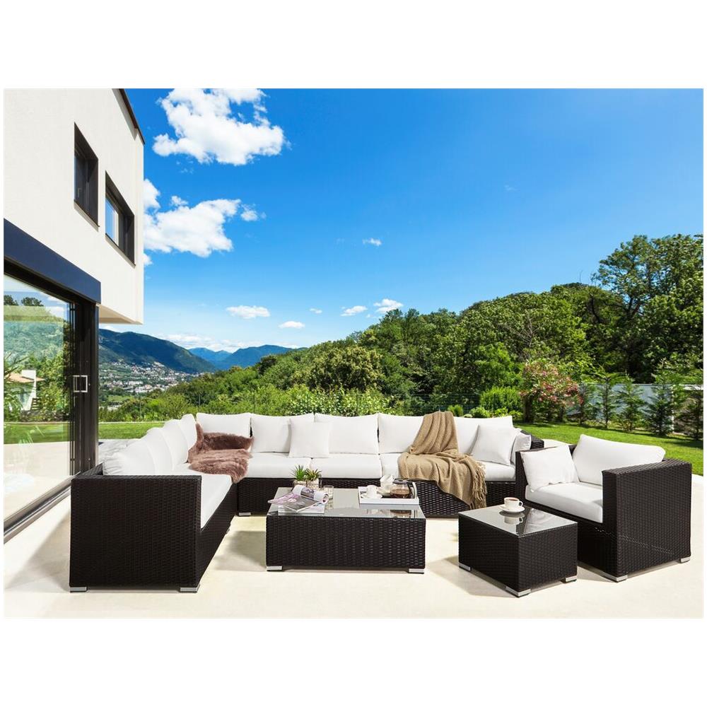 Set Di Fodere Color Bianco Crema Per Cuscini Del Divano Xxl - Foto 2