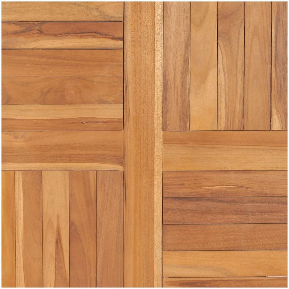 Piano Tavolo in Legno Massello di Teak Rotondo 2,5 cm 90 cm - Foto 3