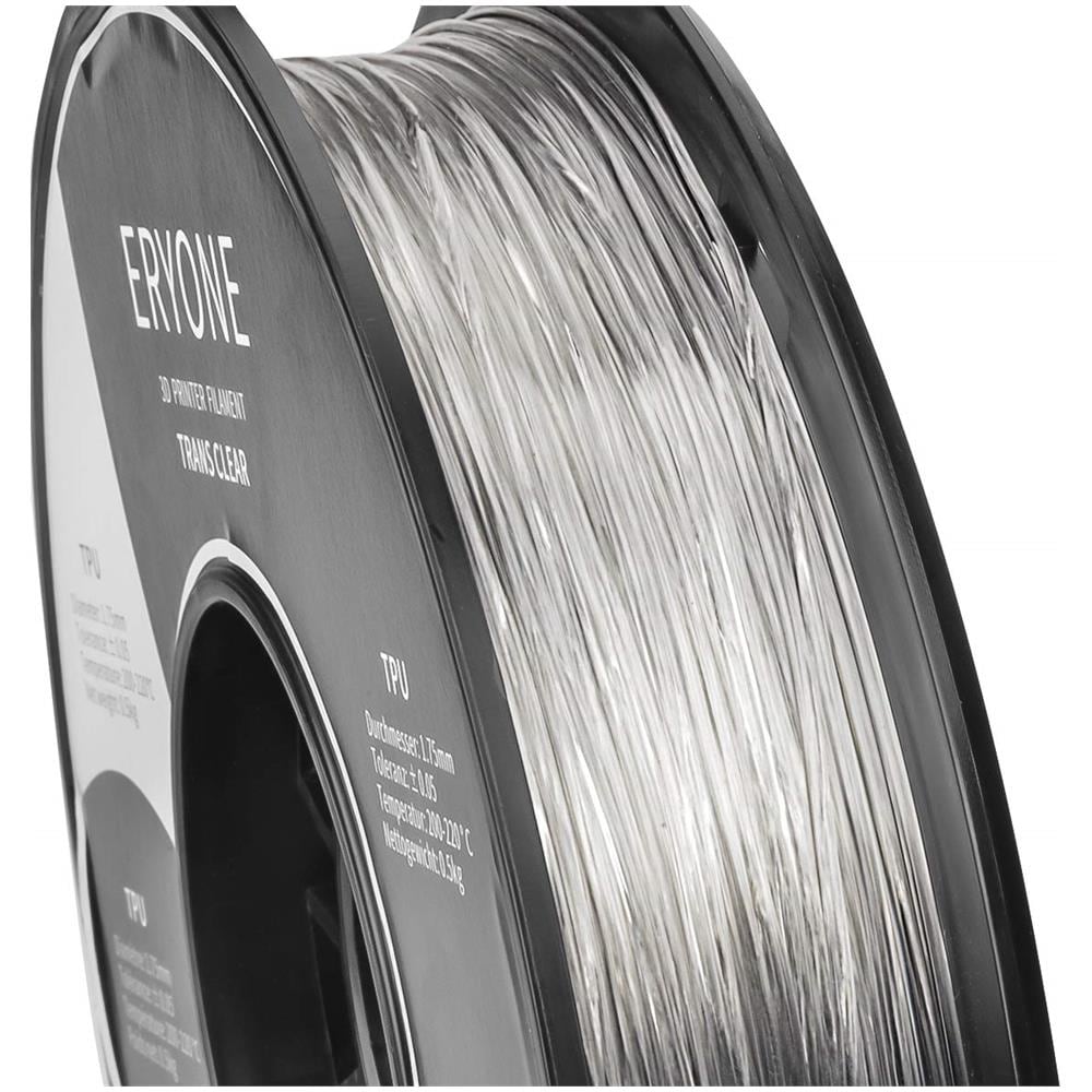 Filament Tpu 175 Millimetri Tpu Filamento 175 Millimetri La Stampa 3d Filamento Tpu Per Stampante 3d 0.5kg 1 Spool Trasparente - Foto 4