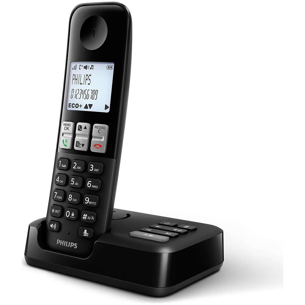D2551B / 01 Cordless con Segreteria Telefonica Colore Nero - Foto 2