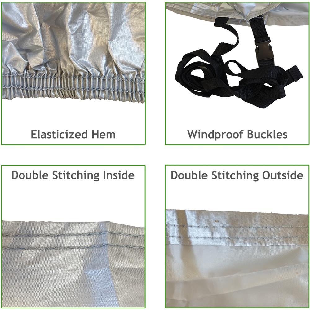 Telo Premium Copri Auto Impermeabile Resistente Elastico Universale M - Foto 2