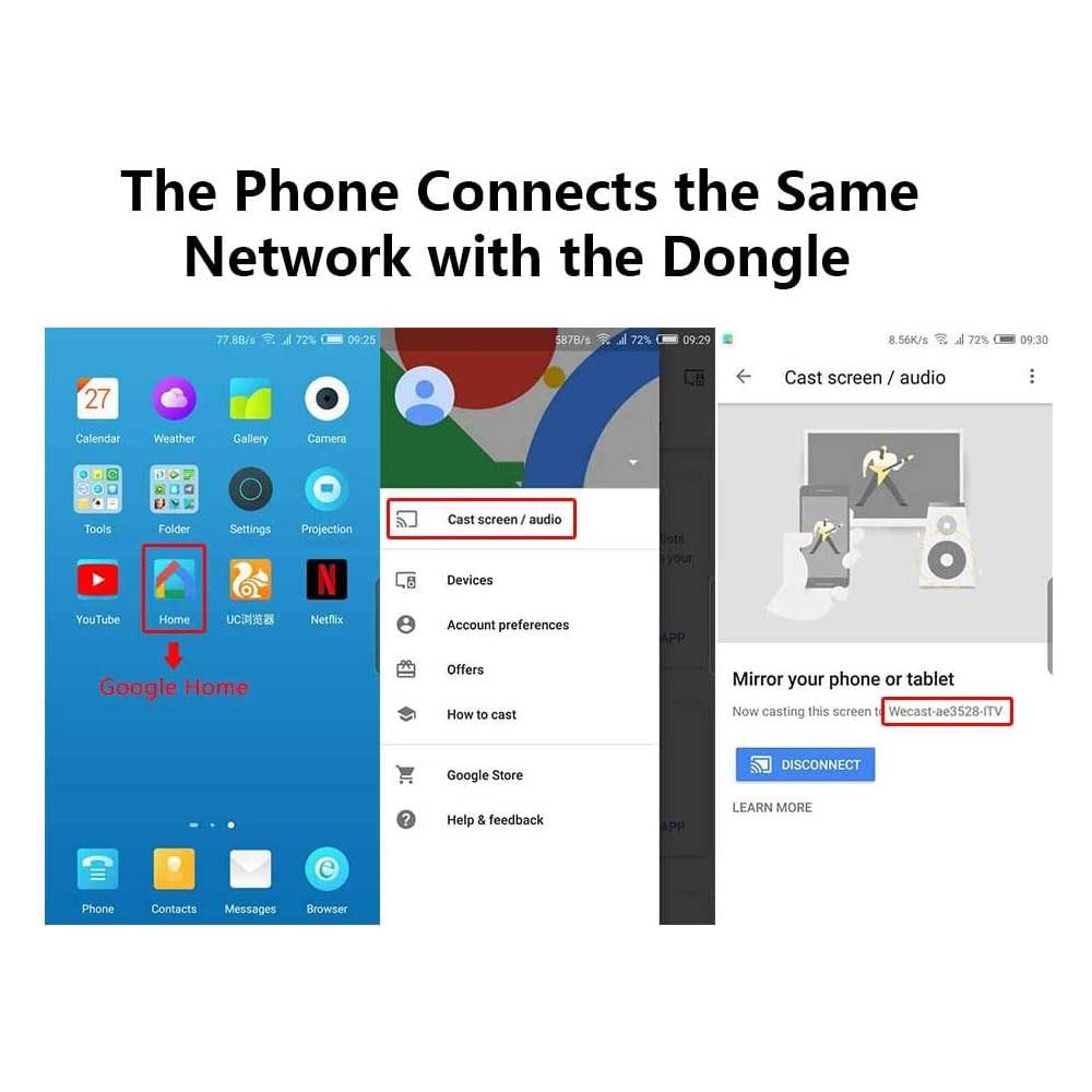 Ricevitore Dongle Hdmi Display Wifi 4k 1080p Dongle Display G4 Media Streamer Supporto Miracast Airplay Dlna Compatibile Con Android Pc Tv Ios Phone Monitor Proiettore - Foto 7