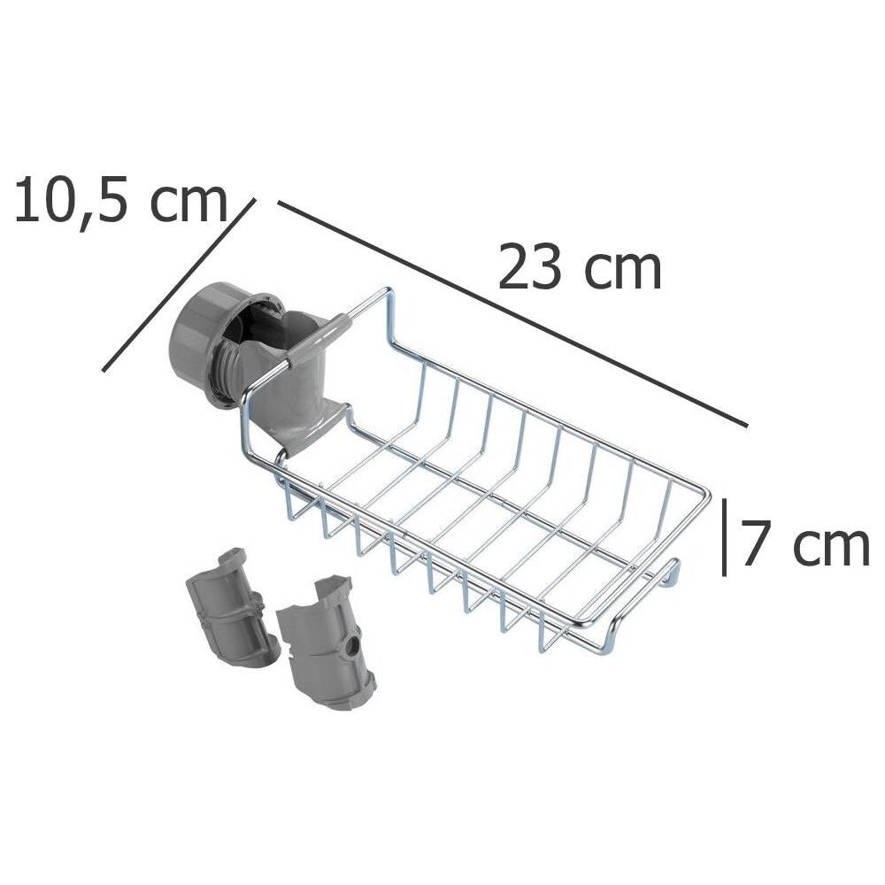 Mensola Da Bagno Per Batteria Doccia, 23 X 10,5 X 7 Cm, - Foto 4