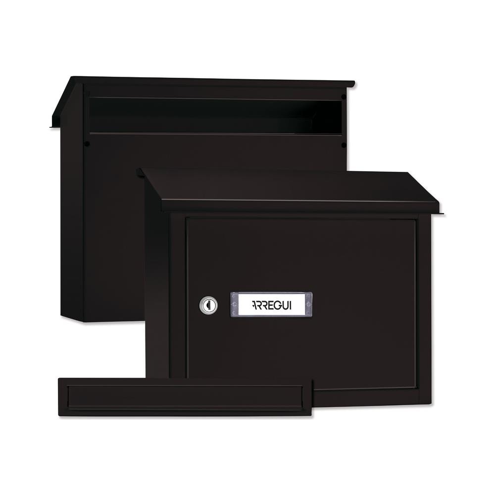 V4084 Pack Maxi Copri Fessura + Cassetta Postale Acciaio Per Porte O Cancelli Esterni, Cassetta Postale Da Esterno, Cassetta Postale 32,5x3 Cm - Foto 1